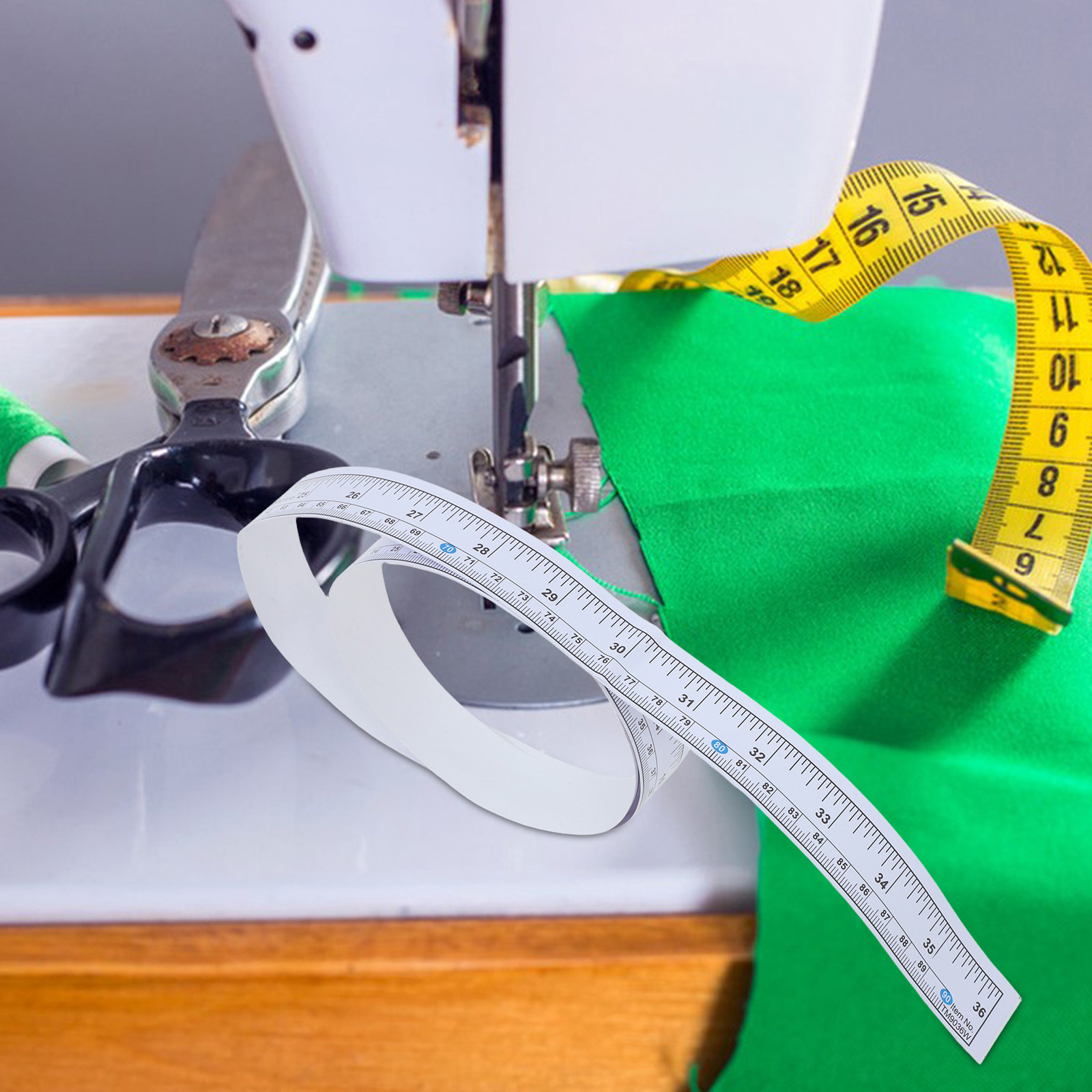 Tape Measure - 10 Adet Metrik Cetvel Şeridi, Yapışkanlı