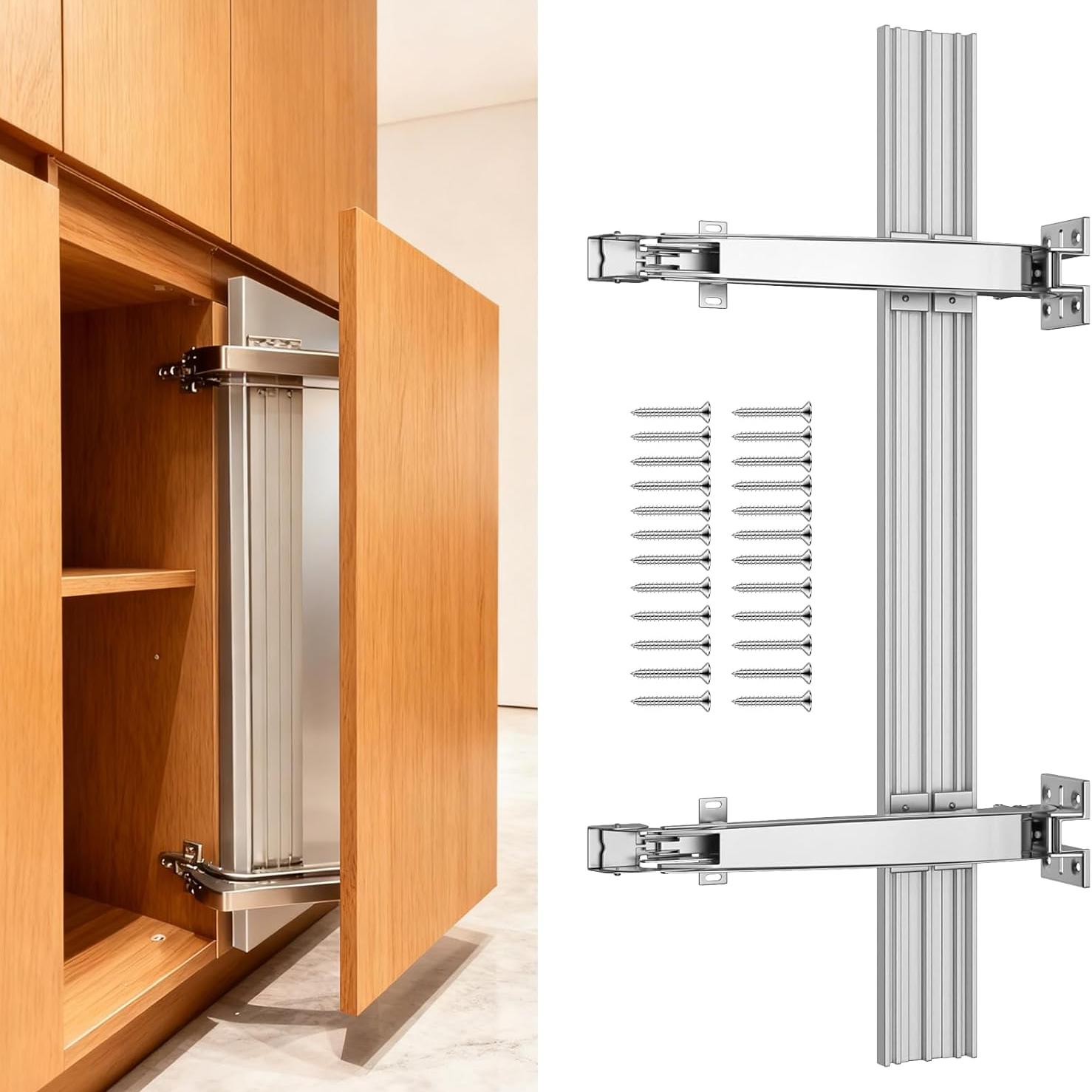 Cabinet Hinges - Ağır Hizmet Tipi, Gizli Mekanizmalı, Yavaş