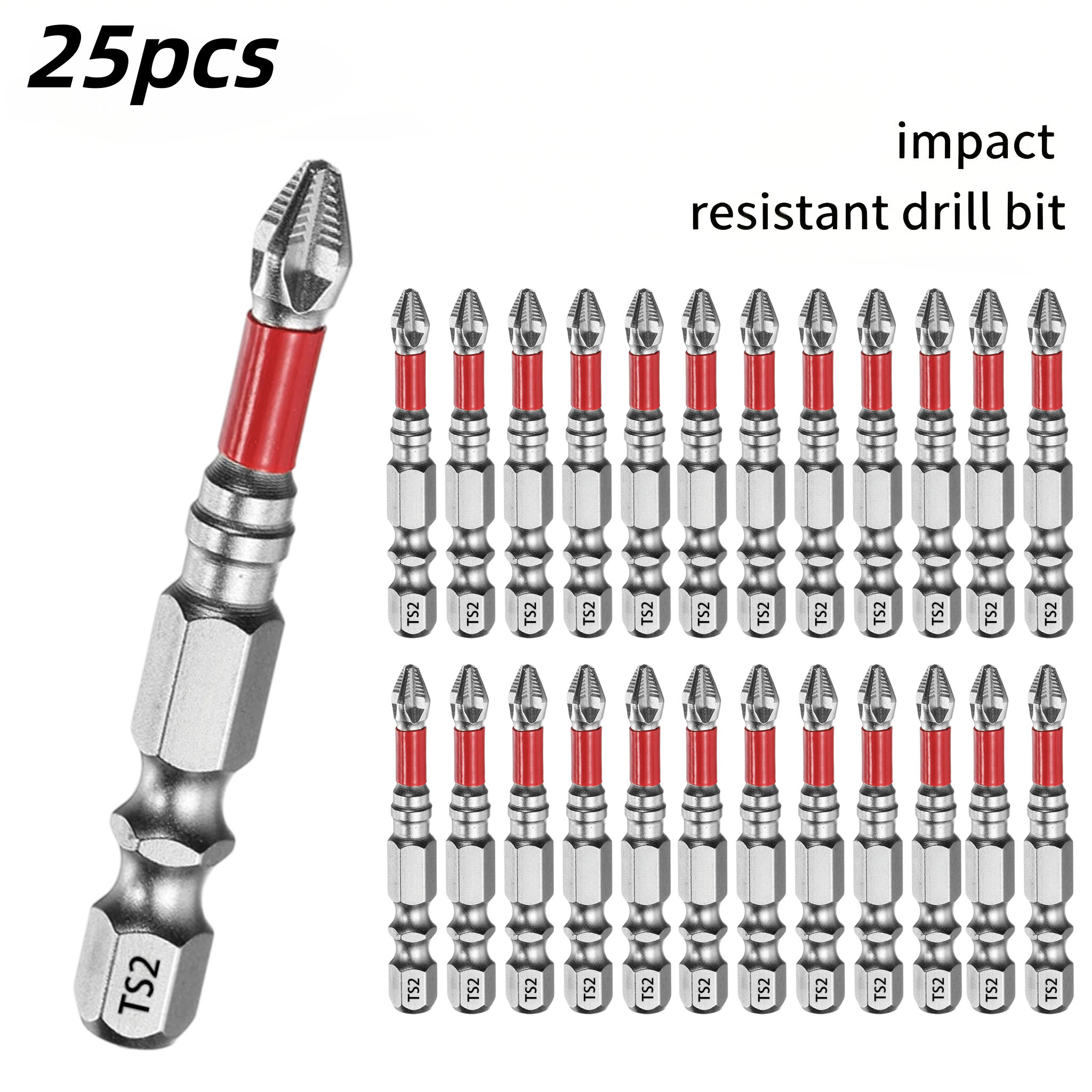 Drill Bits - 25 Adet 50 mm Profesyonel Uzun