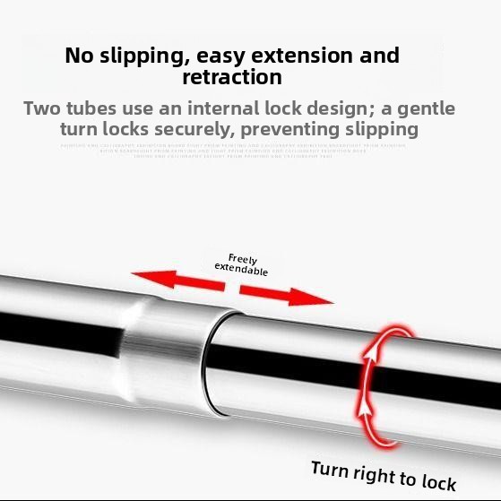 Curtain Rods - Ark Şeklinde Banyo Duş Borusu Delme