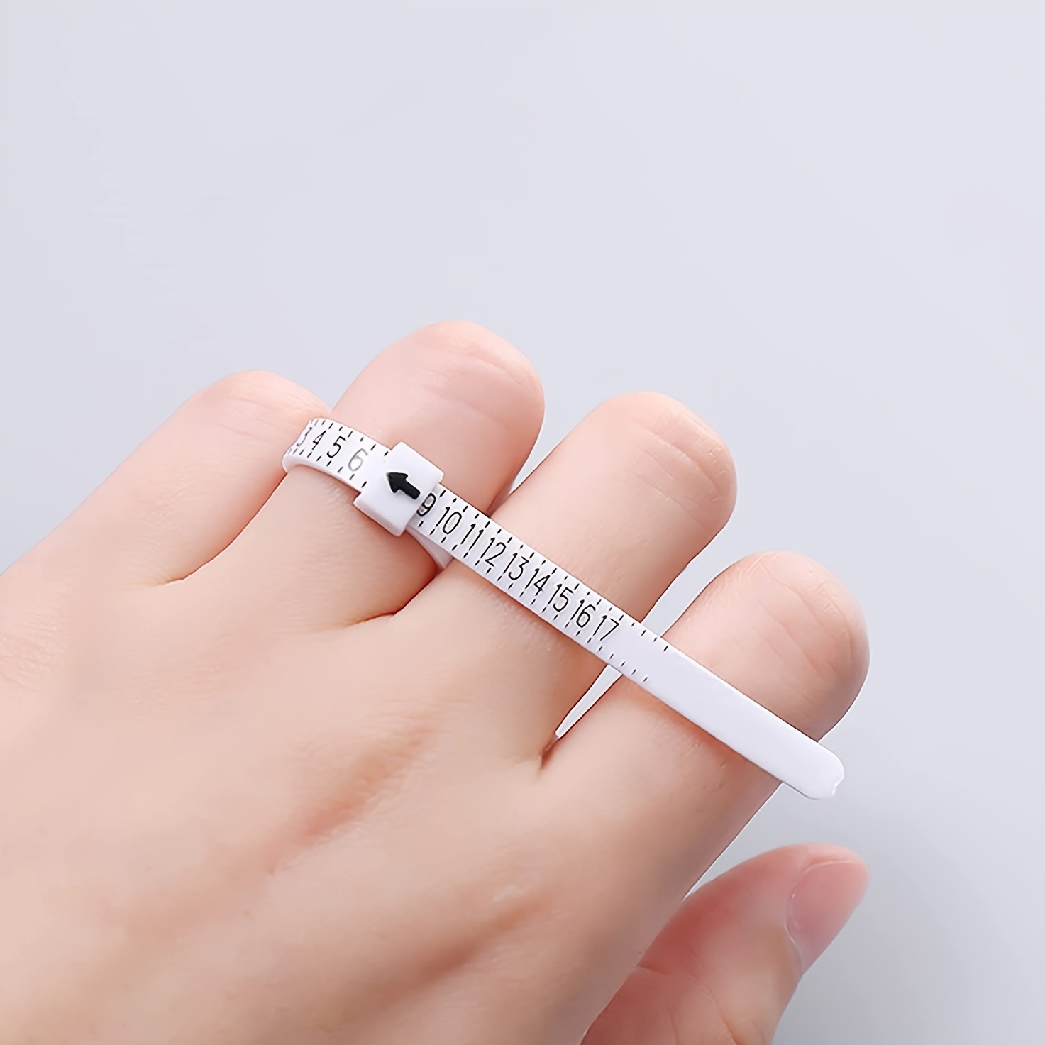 Tape Measure - Beyaz Yüzük Ölçüm Aleti - Hassas
