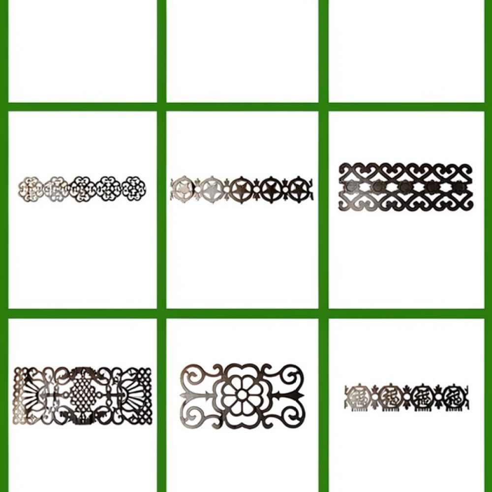 Dekoratif Metal Çit Süsü, Damg - Home Improvement Fence incelemesi ve fiyatı