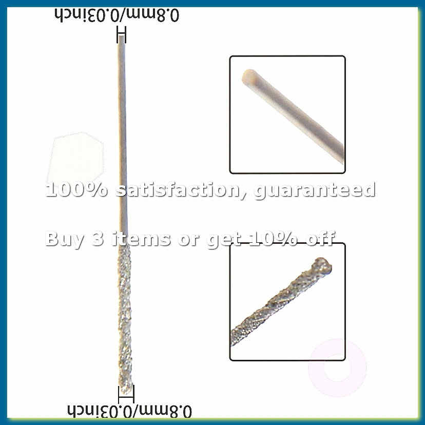 ● 20 Adet 0,8 mm Elmas Kaplı U - Drill Bits incelemesi ve fiyatı