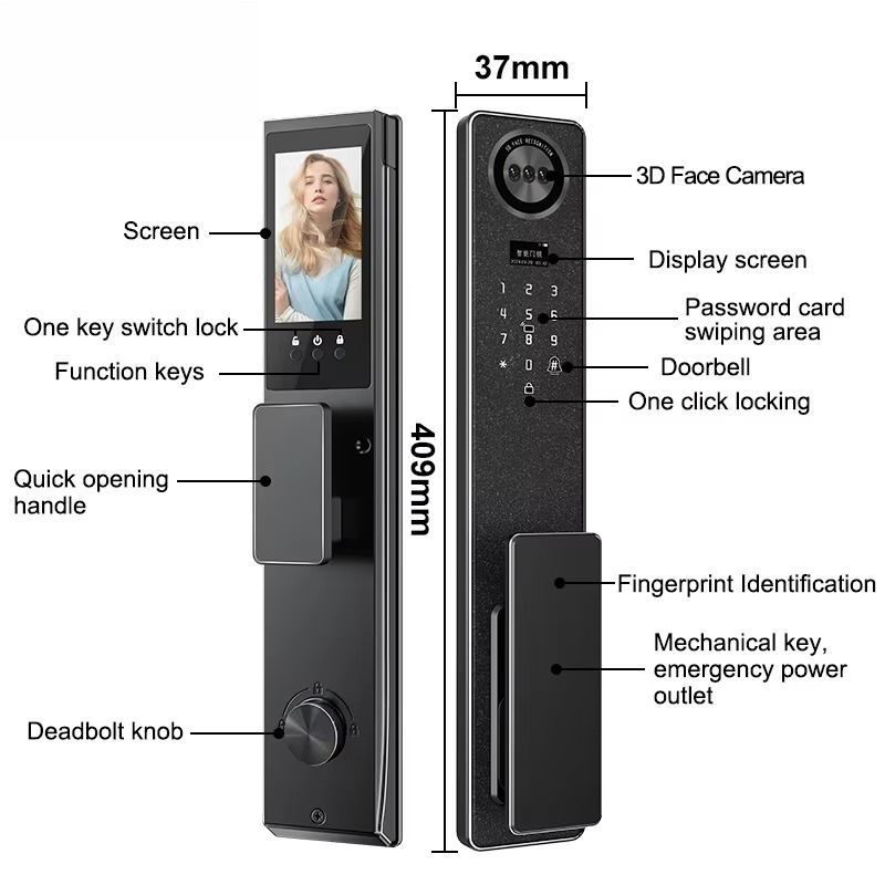 Tuya WiFi Akıllı Kapı Kilidi,  - Door Lock incelemesi ve fiyatı