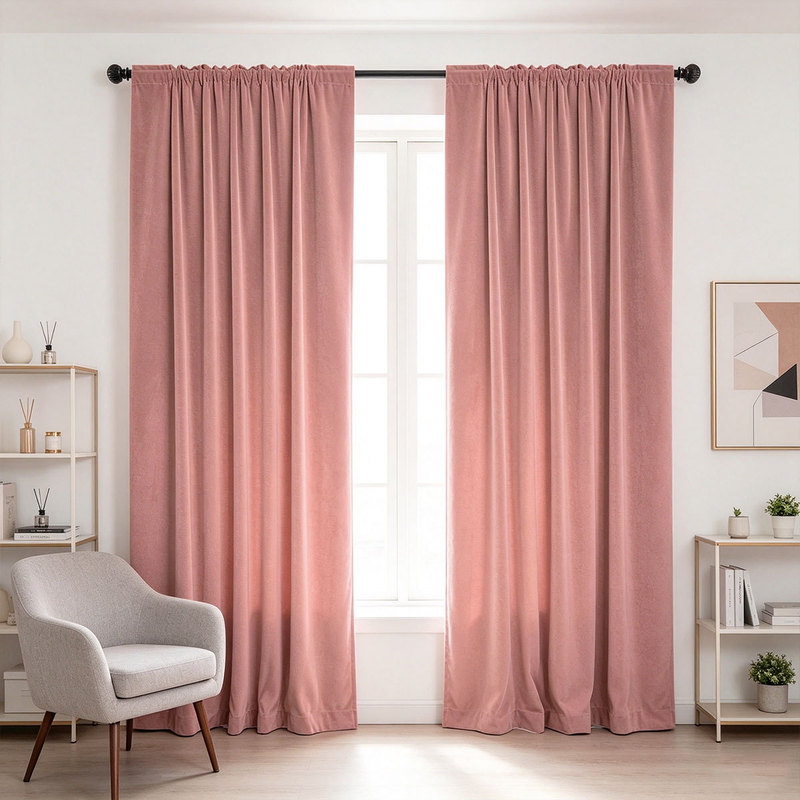 2 adet Düz Kadife Çubuklu Perd - Curtain Rods incelemesi ve fiyatı
