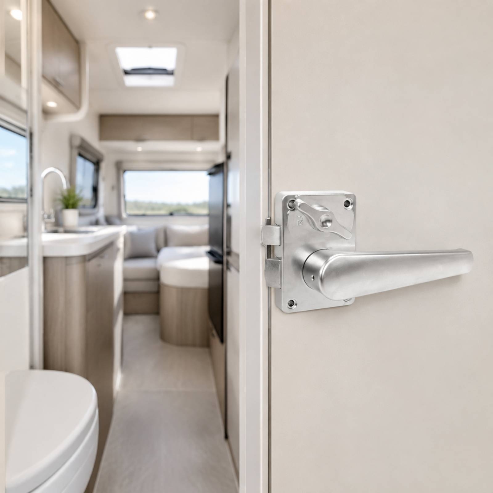 Karavan Banyo Kapısı Kilidi, K - Door Lock incelemesi ve fiyatı