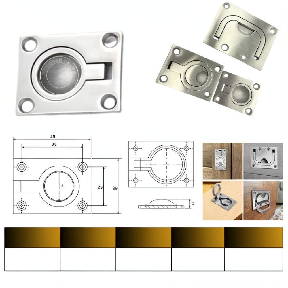 Gizli Gömme Halkalı Kulp, 316  - Door Handle incelemesi ve fiyatı