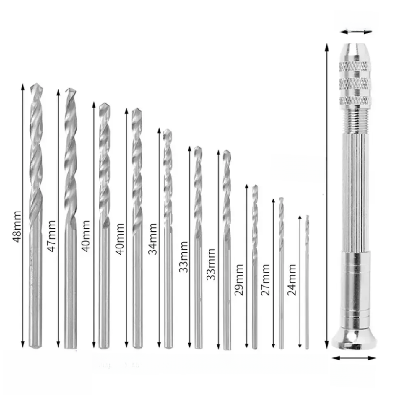 0.8-3.0mm Mini El Matkabı Ahşa - Drill Bits incelemesi ve fiyatı