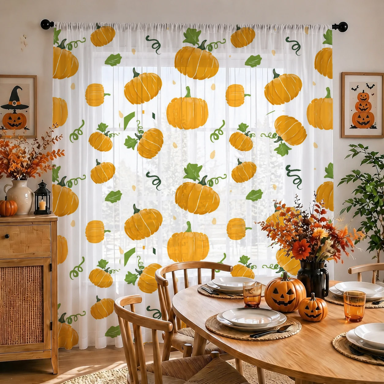 Cadılar Bayramı Şeffaf Perde Ç - Curtain Rods incelemesi ve fiyatı